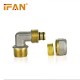 high quality Brass pex brass male elbow fitting  Plumbing copper PEX pipe fittings pex brass elbow